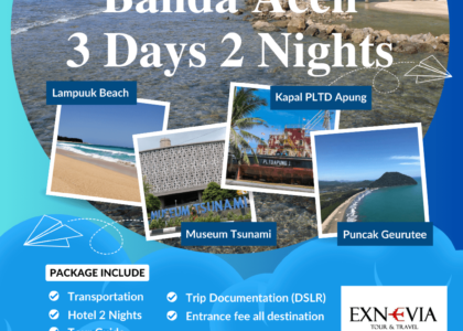 Paket Wisata Aceh 3 Hari 2 Malam