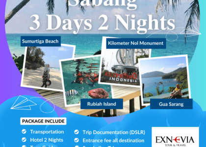 Paket Tour Sabang 3 Hari 2 Malam