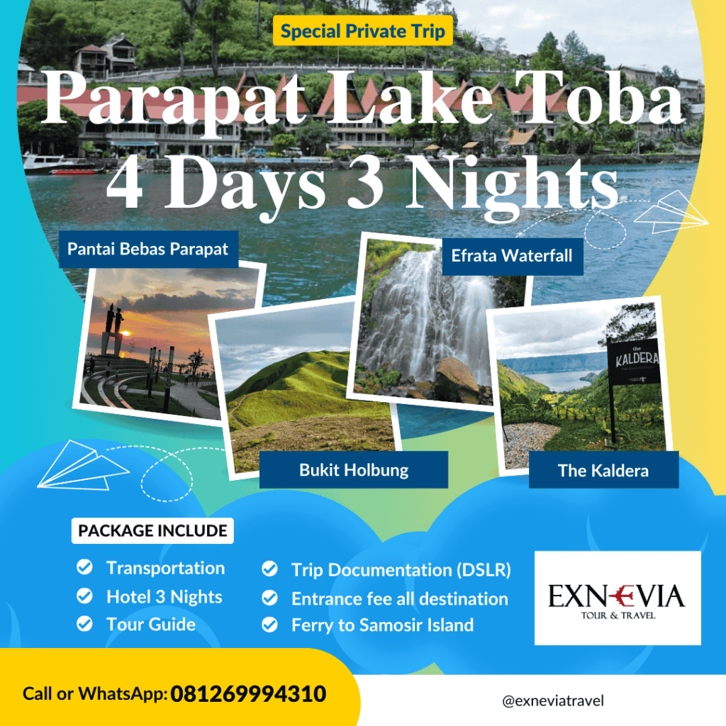 Paket Wisata Danau Toba 4 Hari 3 Malam