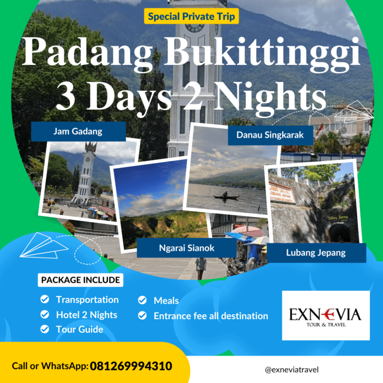 Paket Tour Padang 3 Hari 2 Malam