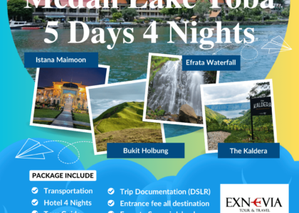 Paket Tour Medan 5 Hari 4 Malam