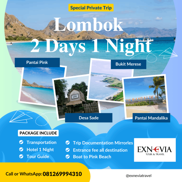 Paket Wisata Lombok Murah dan Terlengkap