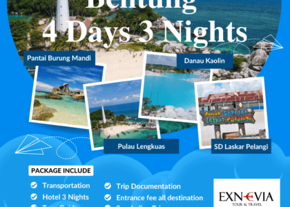 Paket Tour Belitung 4 Hari 3 Malam