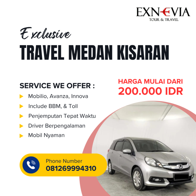 Travel Medan Kisaran Murah